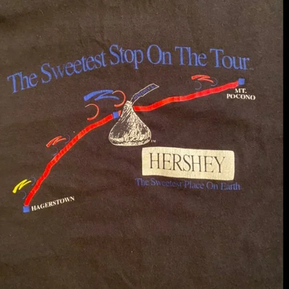 Vintage 1992 tour du pont hershey single stitch - Picture 3 of 4